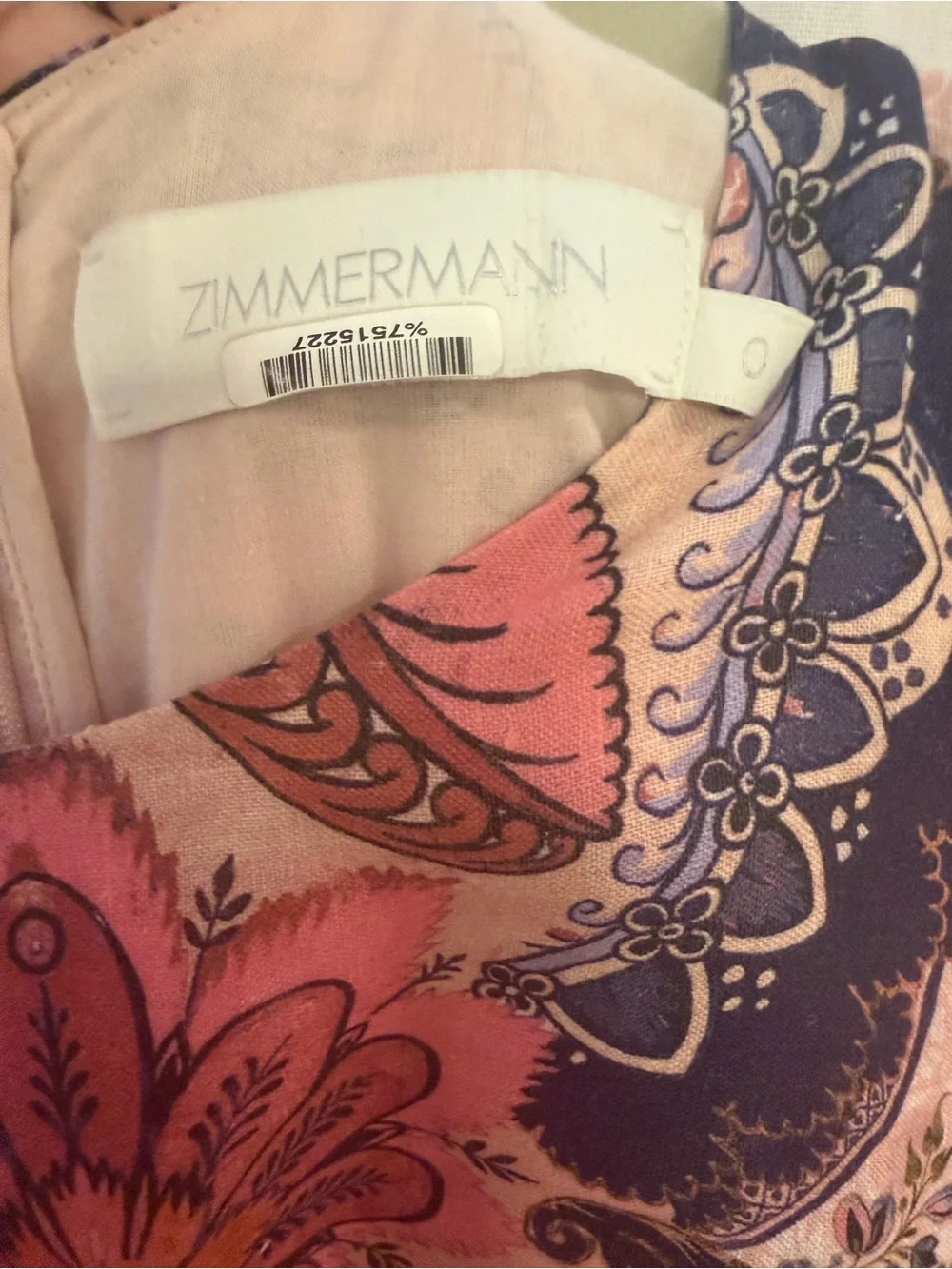 Zimmermann Laurel Long-sleeve Embroidered Midi Dress - Picture 8 of 9